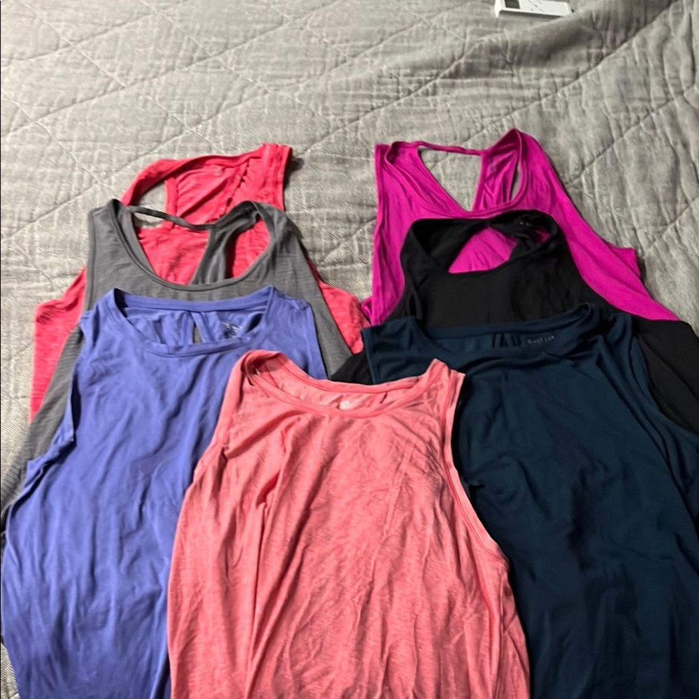 Workout tanks - gap active, atletha and old navy - women’s large